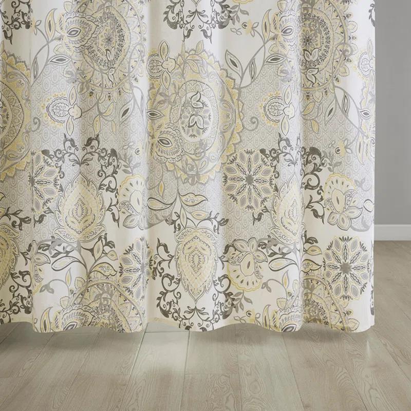 Madison Park Isla 100% Cotton Shower Curtain & Reviews | Wayfair