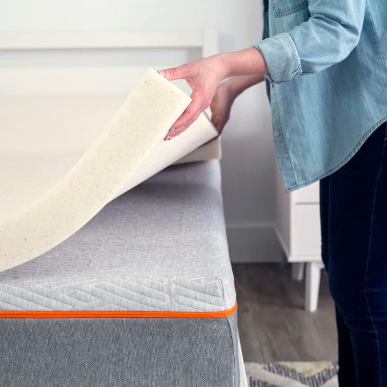 Craft & Trade Craft & Trade CopperGel Cooling, Pressure-Relieving Memory Foam Mattress Topper, 3 Inch