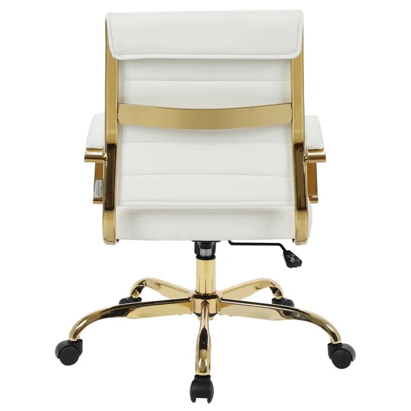 Everly Quinn Naudain Leather Office Conference Chair Modern Executive Meeting Room Chairs