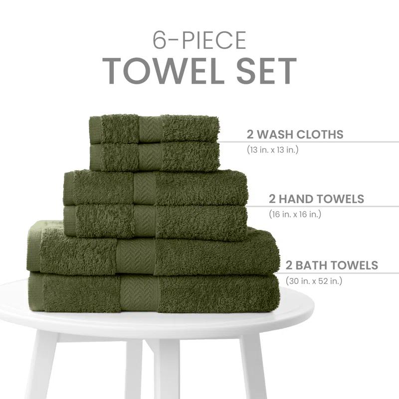 Martex Martex Ringspun 6-Piece Towel Set