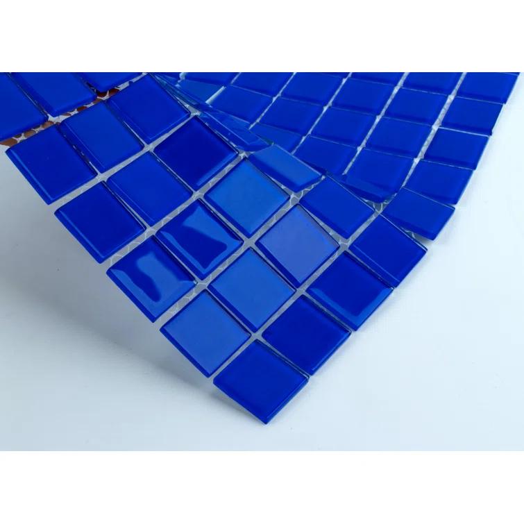 WS Tiles® 1" x 1" Straight Edge Glass Mosaic Tile