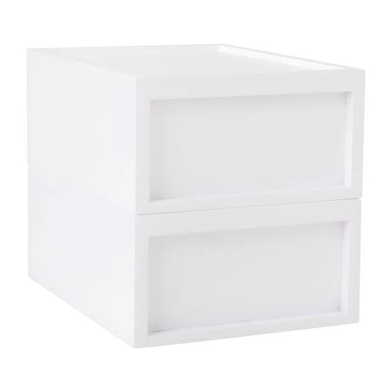 Martha Stewart Thomas Martha Stewart Wooden Storage Boxes With Pullout Drawers (Set of 2)