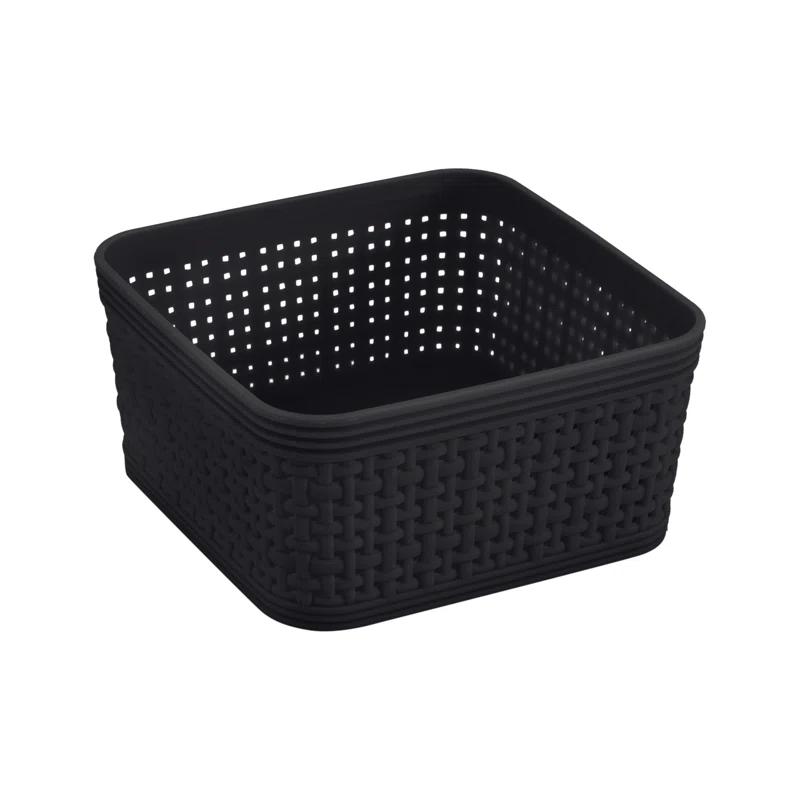 Simplify Simplify Plastic Basket (Set of 6)