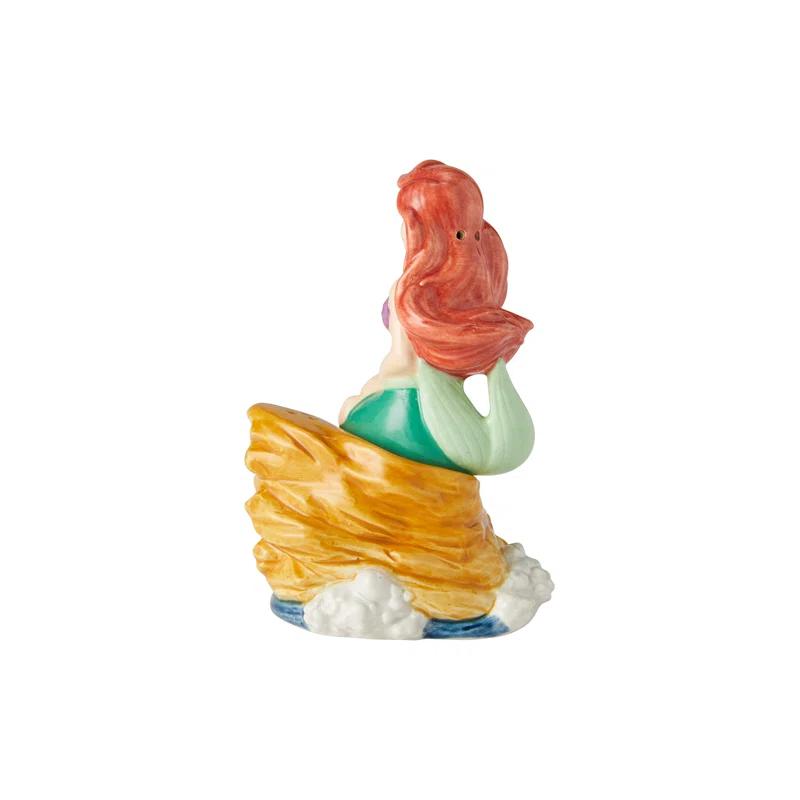 Department 56 Ariel on Rock Salt and Pepper Shaker Set 3.9in H