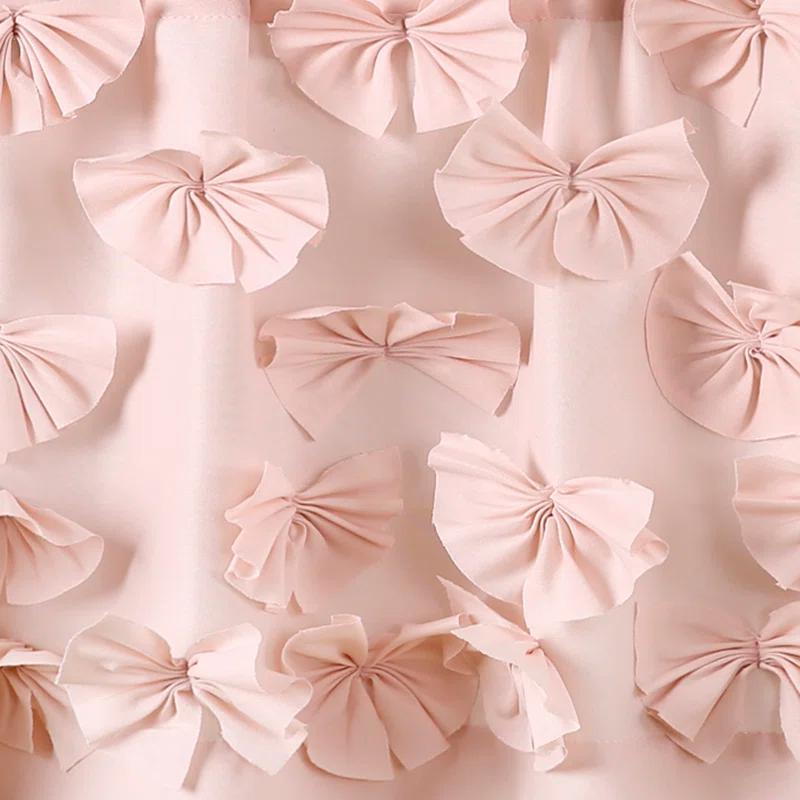 Lush Decor Scalloped 52'' W Window Valance