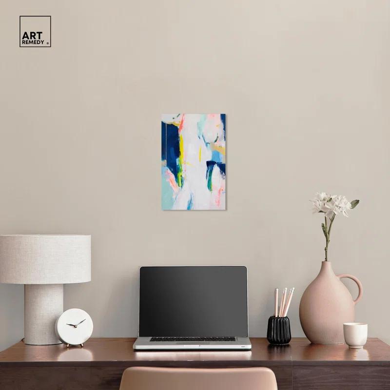 Art Remedy Dewdrop Harmony Canvas Modern Color Abstract by Art Remedy