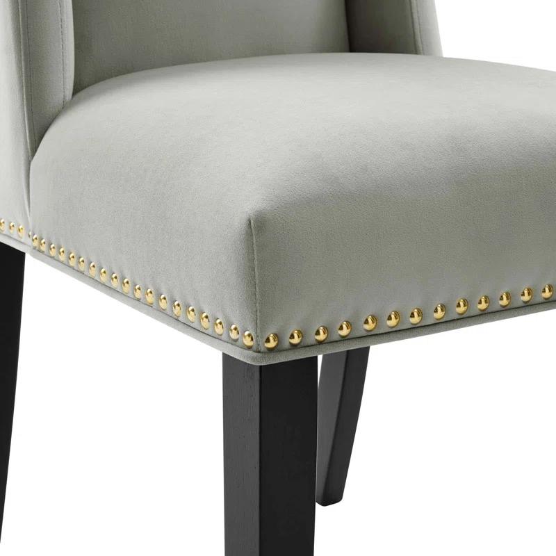 Modway Baron Performance Velvet Dining Chairs by Modway (Set of 2)