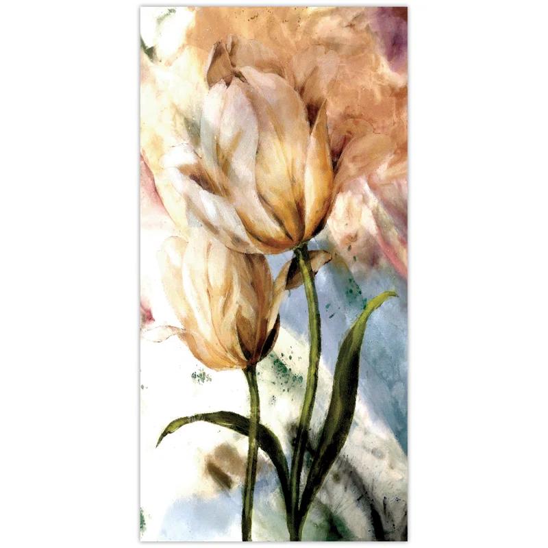 Empire Art Direct " Pastel Fleur I&II " 2 - Pieces Painting Print