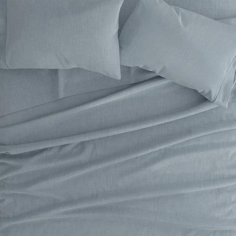 Linen Bamboo-Blend Breathable Luxury Bed Sheet Set
