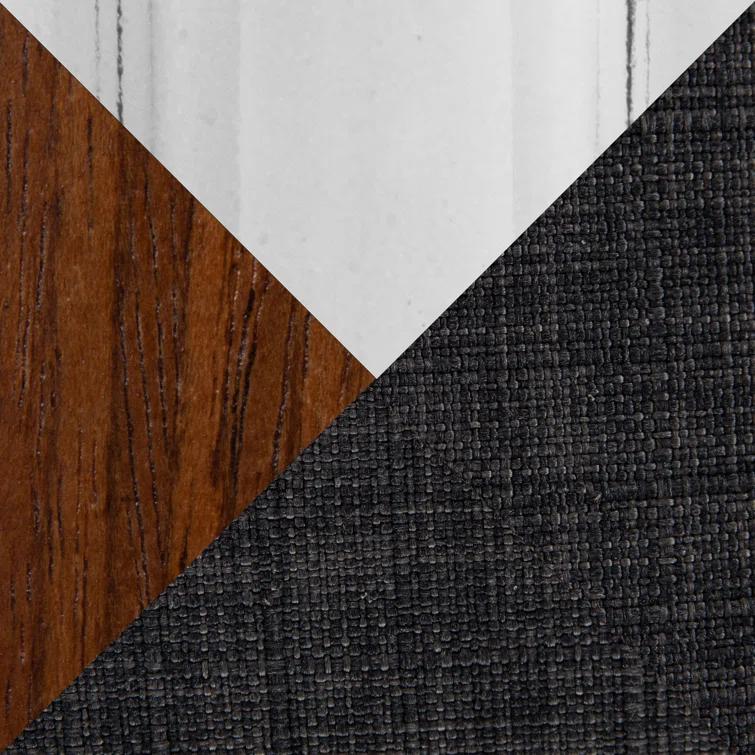 LumiSource Swivel Upholstered Counter Stool (Set of 2)