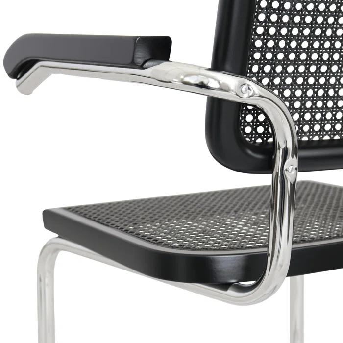 Breuer Chair Company Marcel Breuer Cesca Cane Cantilever Dining Armchair Arm Chair