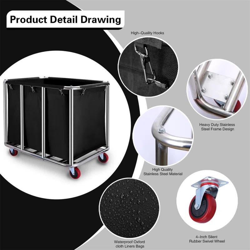 FANGCHANG Metal Laundry Sorter
