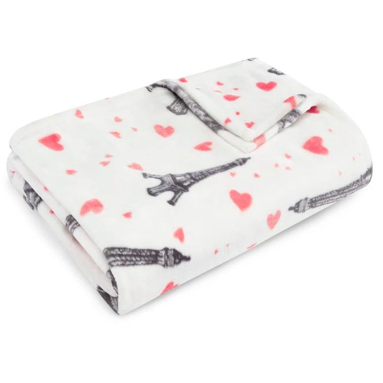 Betsey Johnson Betsey Johnson Printed Ultra Soft Plush Fleece Blankets