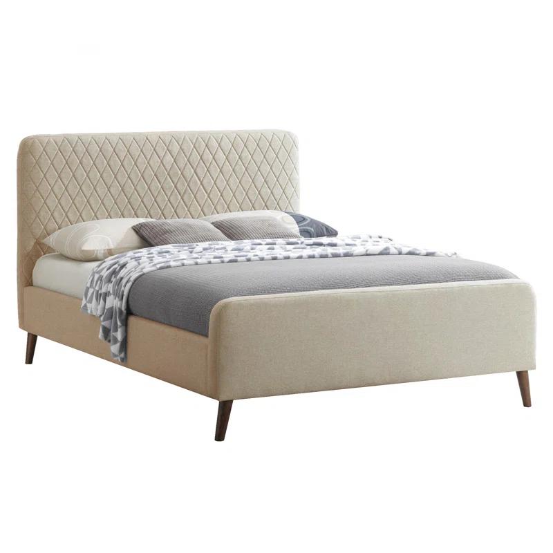 Better Home Products Roza Velvet Upholstered Queen Bed