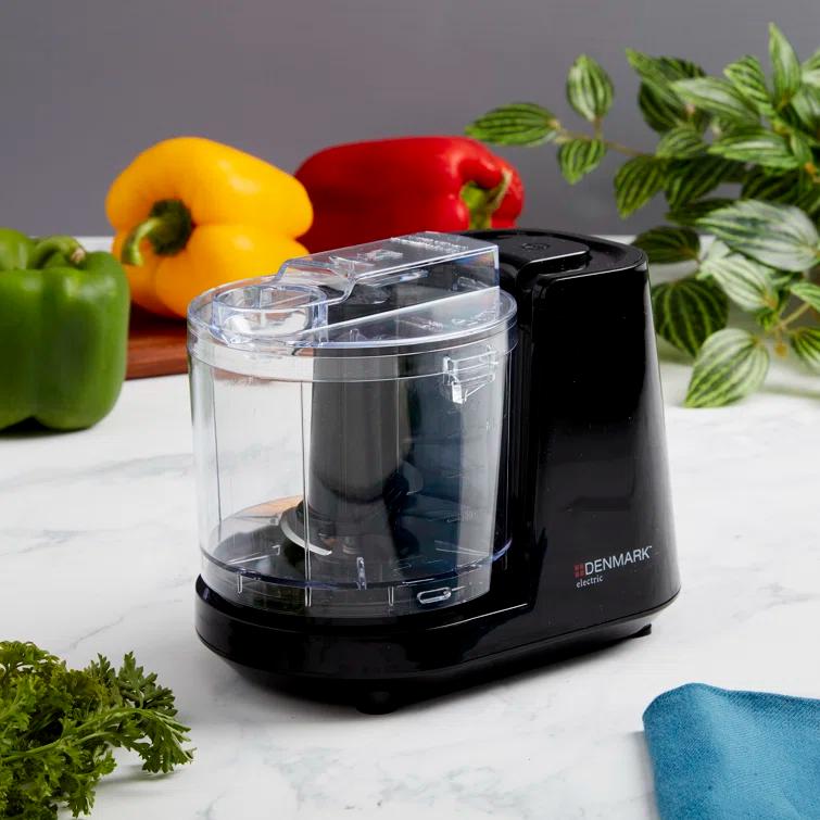 Denmark Denmark Electric 1.5-Cup Personal Food Chopper with One-Touch Pulse Control