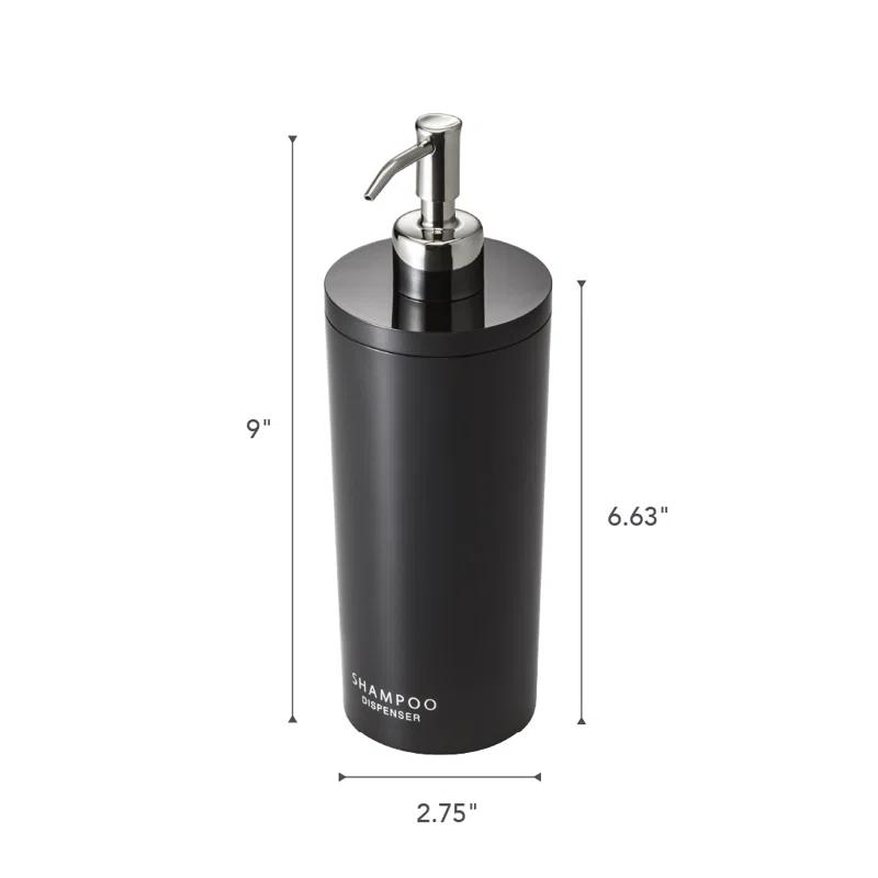 Tower Yamazaki Home Shampoo Dispenser, Contemporary Bottle Pump For Shower, Shampoo, 16.9 fluid oz.