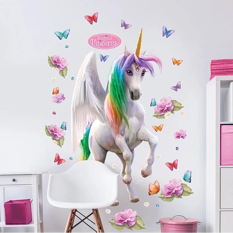 WallPops! Magical Unicorn Peel & Stick Border