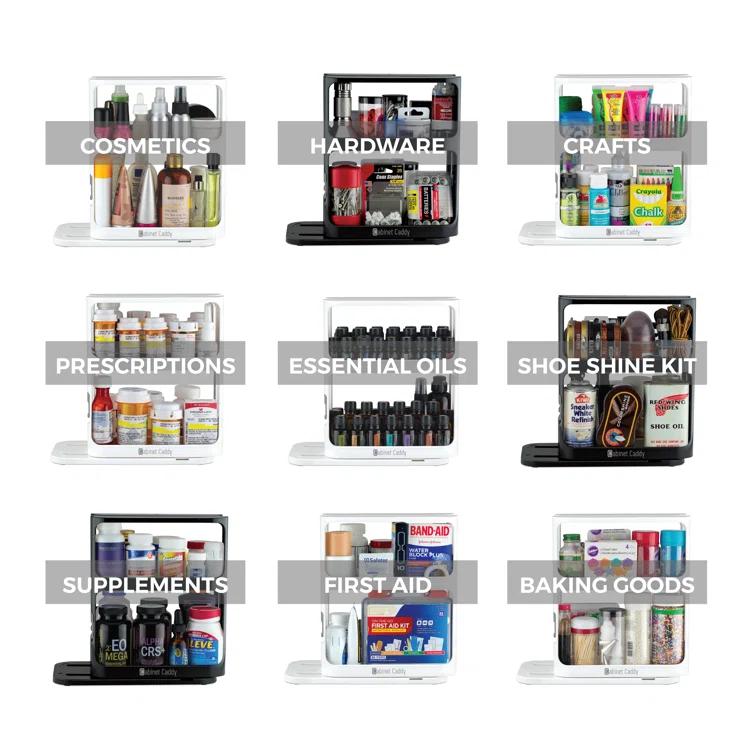 Cabinet Caddy Freestanding Spice Rack