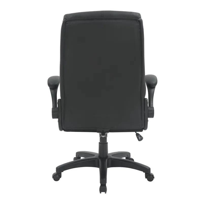 Winston Porter Baillie Medium Back Executive Office Chair with Flip-Up Arms