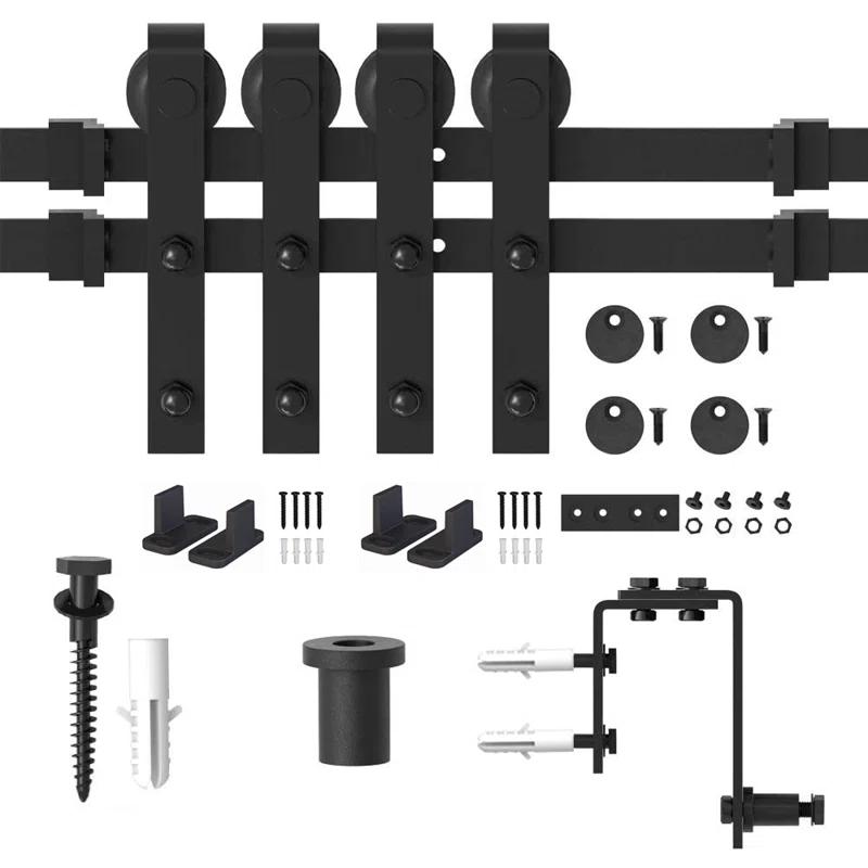 Lazio Sliding Standard Double Barn Door Hardware Kit