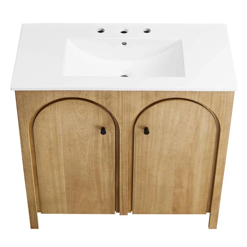 Modway Modway Appia 36'' Single Bathroom Vanity with Ceramic Top