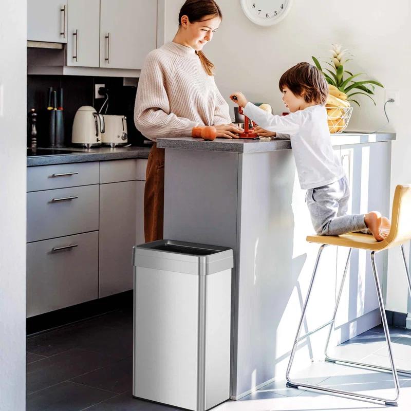 Deodorizer Stainless Steel Trash Can