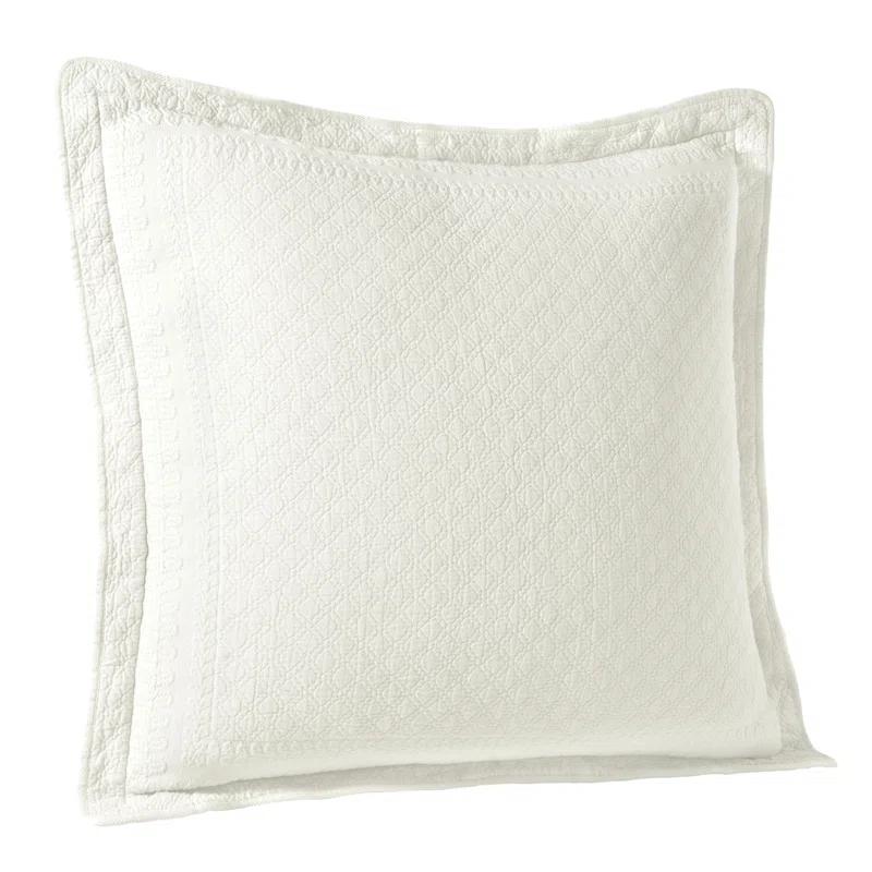 Historic Charleston King Charles Matelasse Cotton Pillow Sham
