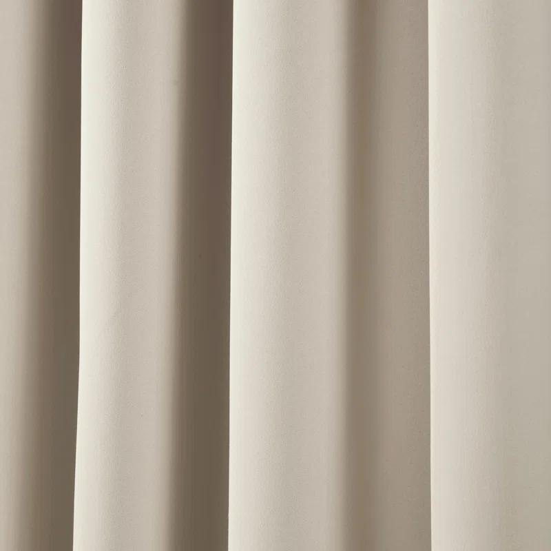 Lush Décor Insulated Grommet Blackout Polyester Blackout Curtains / Drapes Pair (Set of 2)
