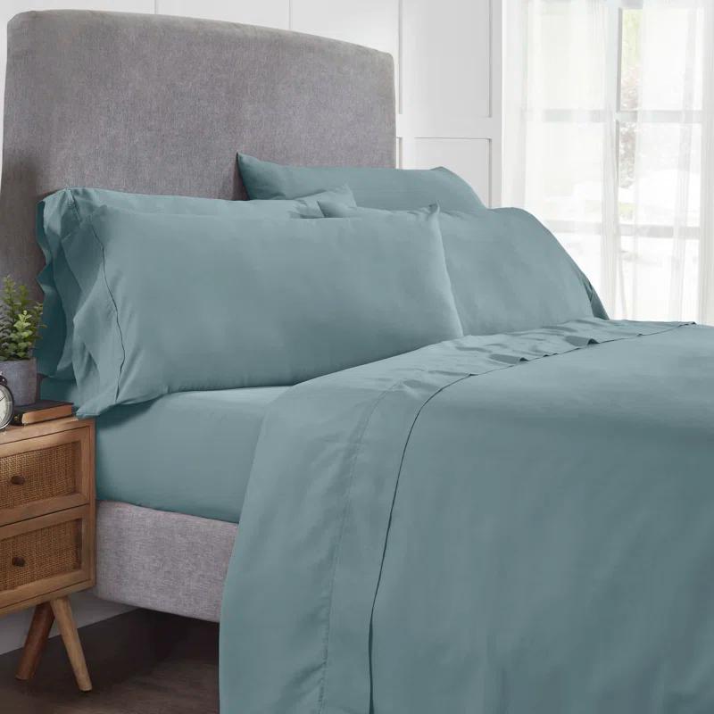 Modern Threads Modern Threads  Silky Soft Microfiber Wrinkle Free Sheets Luxurious Microfiber Bed Sheets