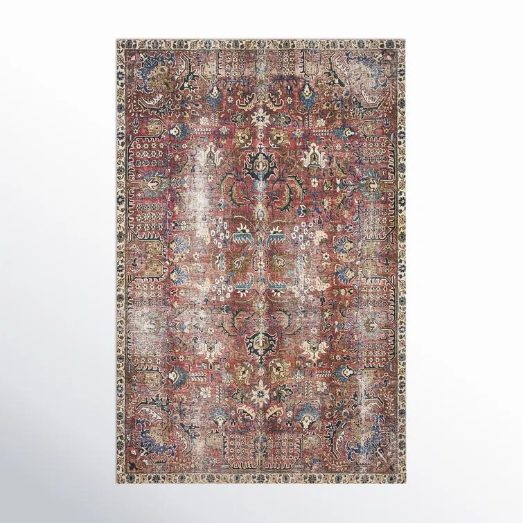 Chris Loves Julia x Loloi Jules Oriental Merlot Rug