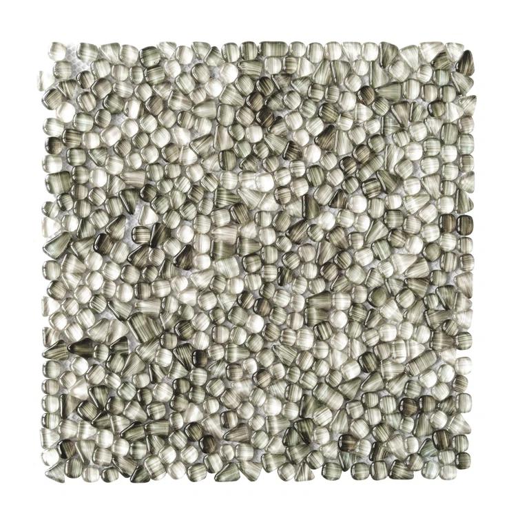 Glass Pebbles Mosaic Wall & Floor Tile