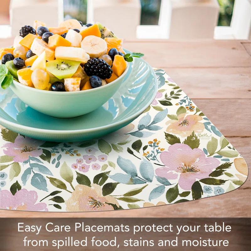 CounterArt Floral Wedge Placemat