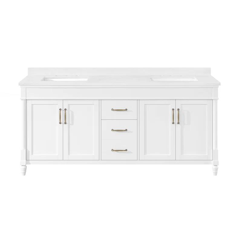 Ove Decors OVE Decors Salisbury 72 in. Double Sink Bathroom Vanity in Pure White