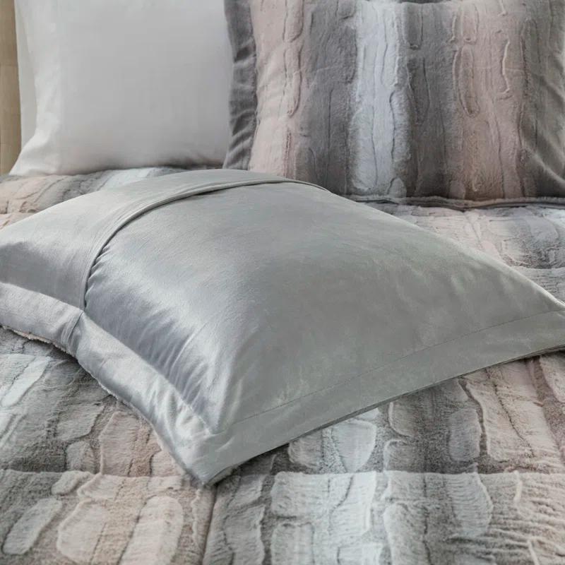 Zuri Faux Fur Comforter Set