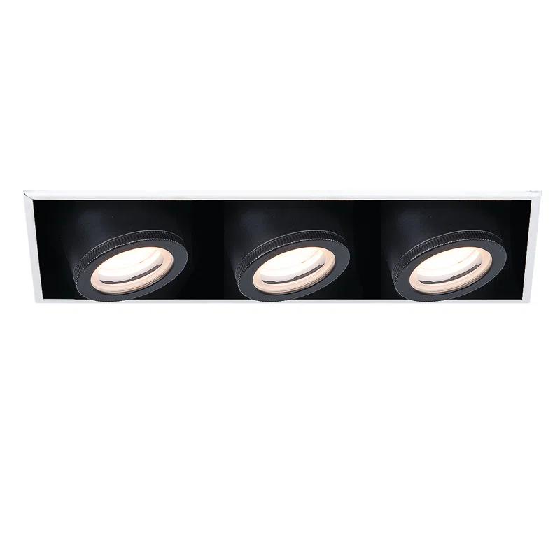 WAC Lighting MT-4310L-940-WTWT Silo 13.75'' Dimmable Air-Tight Multi-Spotlight Recessed Lighting Kit