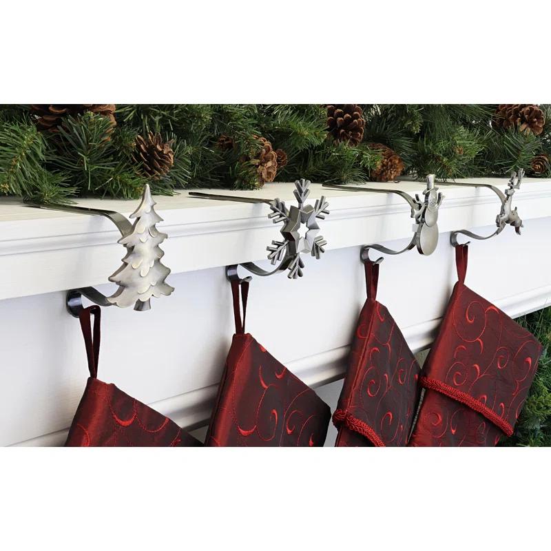 Haute Decor Original MantleClip 4 Piece Stocking Holder