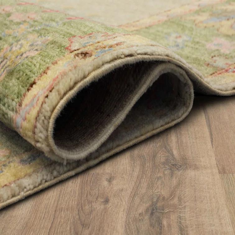 Karastan Karastan Rugs Mystique Beige Traditional Floral Area Rug