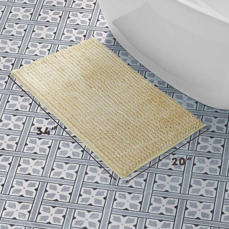 Laura Ashley Laura Ashley Butter Chenille Bath Rug