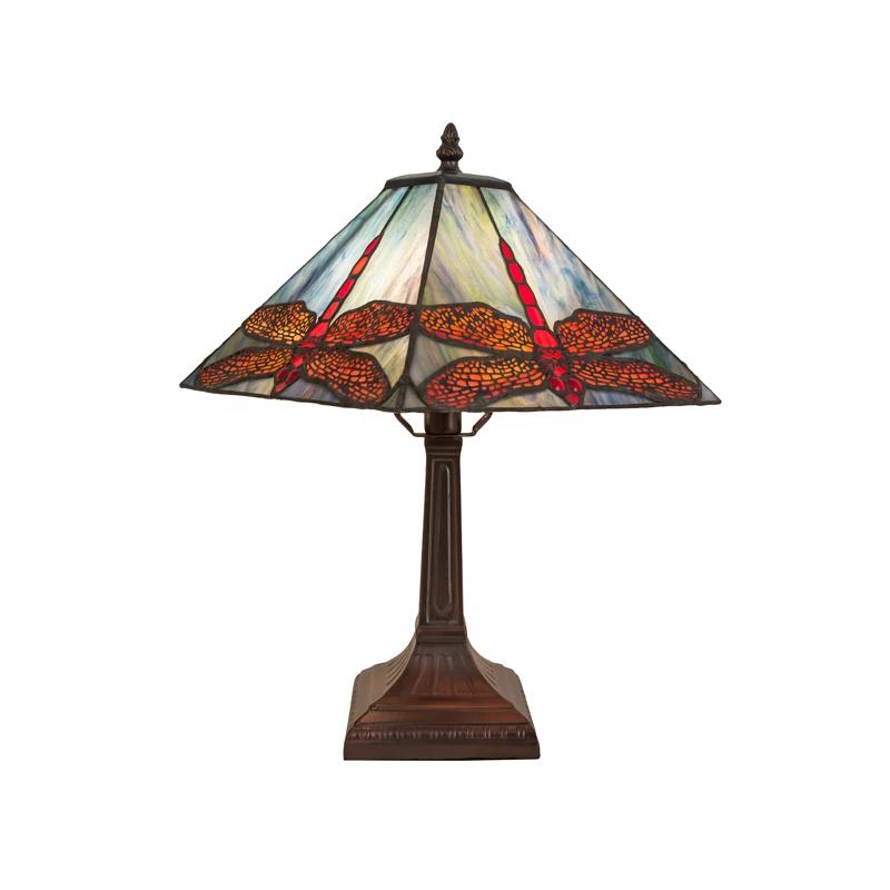 Meyda Tiffany & Stained Glass Metal Table Lamp