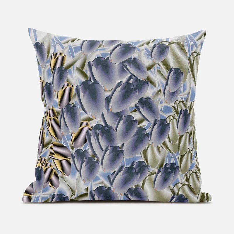 AmritaSen Floral Reversible Throw Pillow