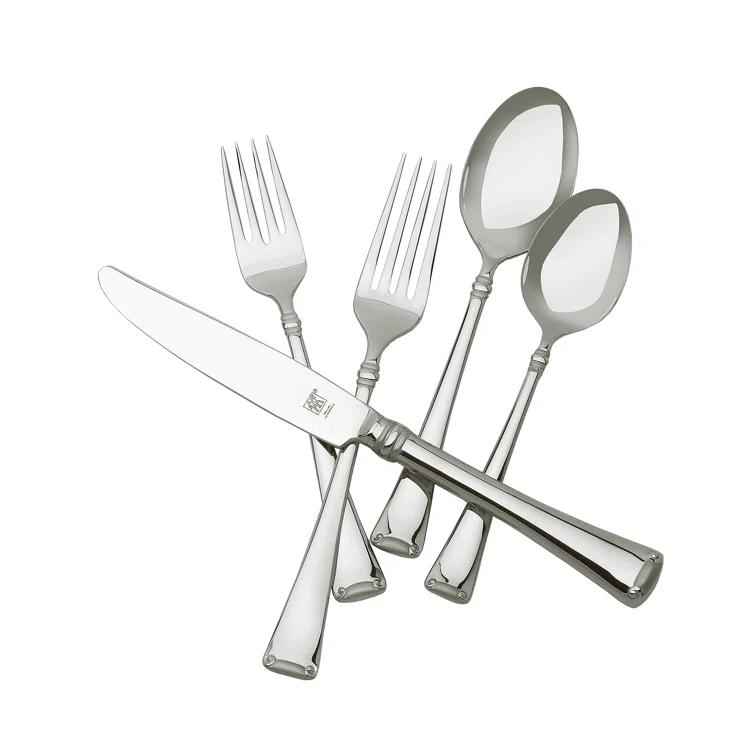 ZWILLING J.A. Henckels Angelico 45 Piece Flatware Set Matted/Polished
