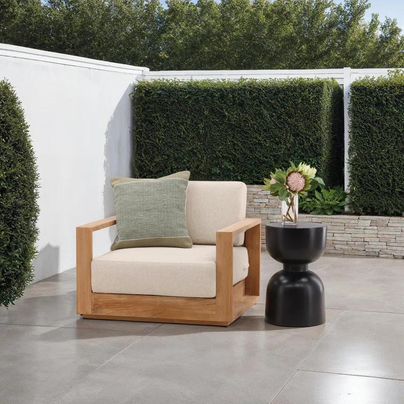 Cresson 15'' Stone Outdoor Side Table