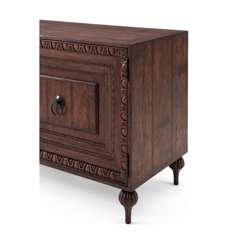 Althorp - Victory Oak Solid Wood Accent Cabinet
