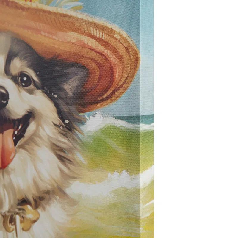 510 Design Beach Dogs Chihuahua Canvas Wall Art