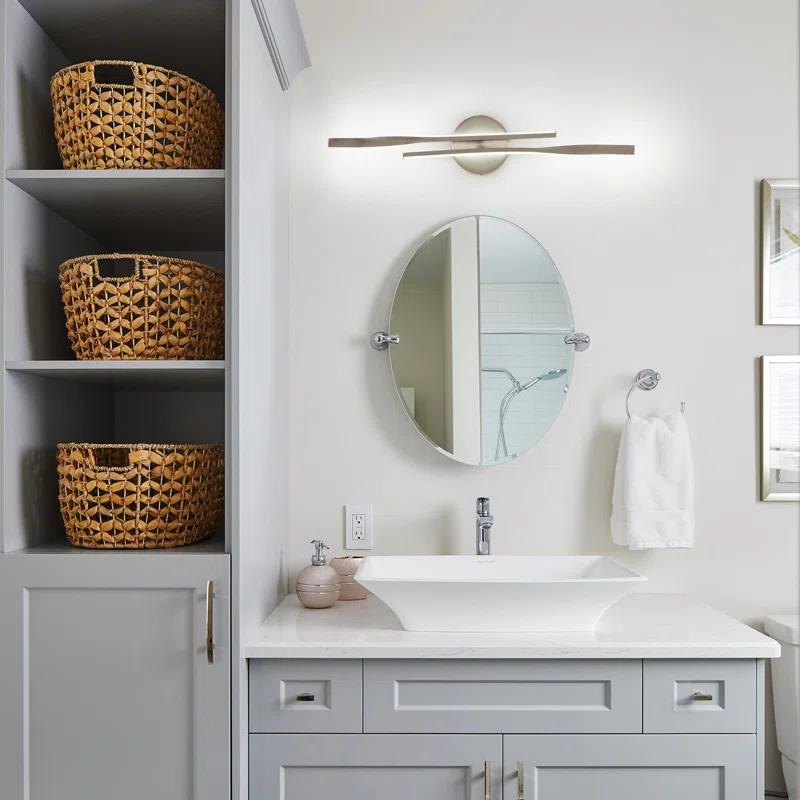 Orren Ellis Shoji 2 - Light Dimmable LED Vanity Light
