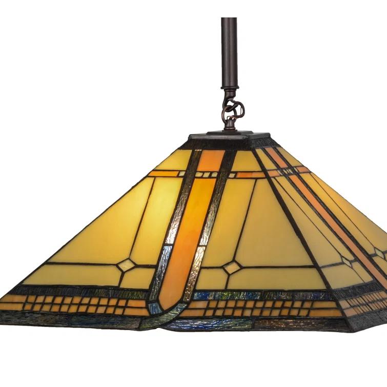 Meyda Lighting 2 - Light Mahogany Bronze Unique/Statement Pendant