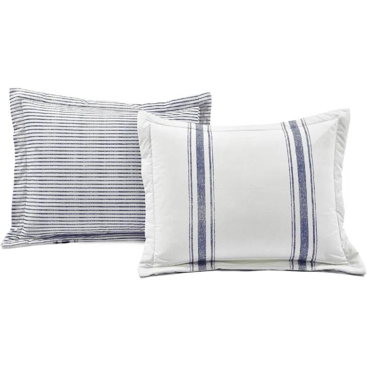 Farmhouse Standard Cotton Reversible Comforter Set