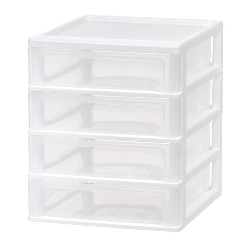 IRIS USA, Inc. 4 Drawer Plastic Desktop Organizer