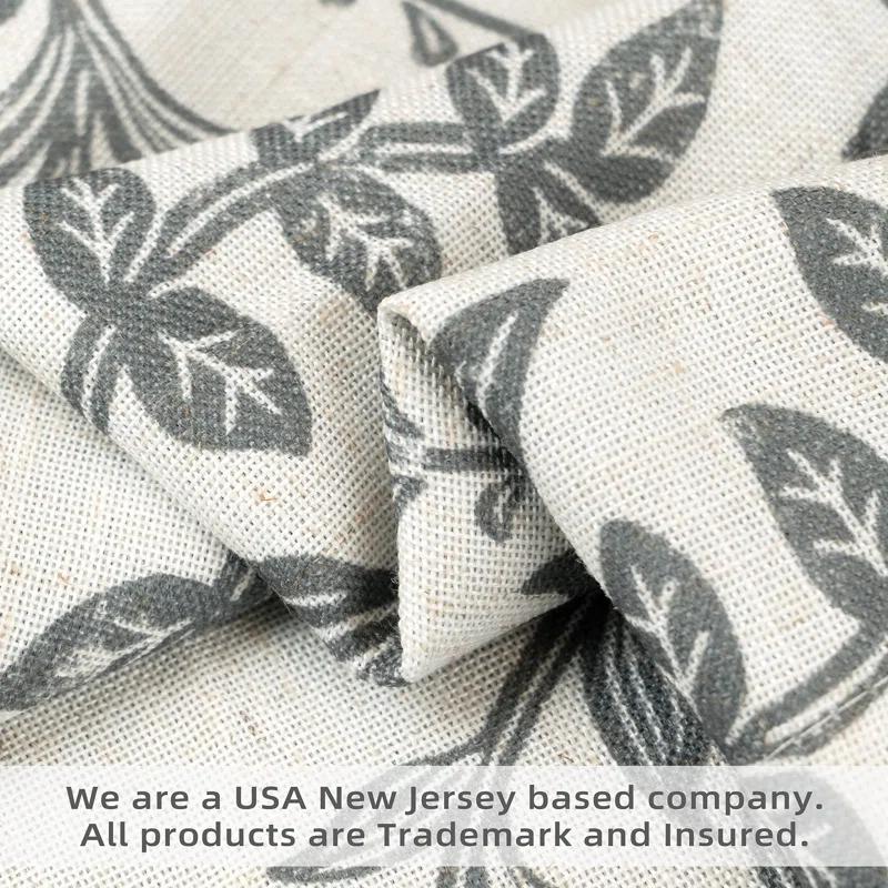 Twyla Floral Tailored 52'' W Window Valance