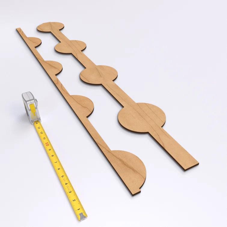 Ekena Millwork Bridgeport Adjustable Wood Decorative Slat Wall Panel Kit